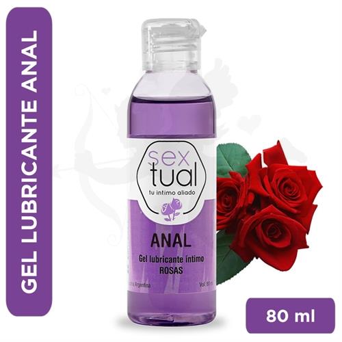 Gel anal con aroma a rosas 80 ml